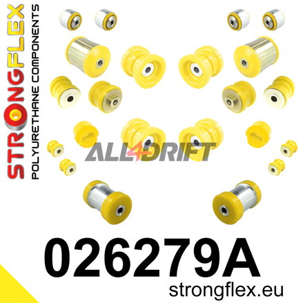 026279A Kit Completo de Silentblocks del Eje SPORT Audi