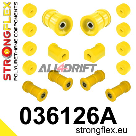 036126A Kit de silentblocks del eje trasero SPORT BMW E3 / E9 / E12 / E24