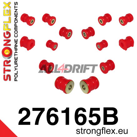 276165B Kit de Silentblocks de Poliuretano para Eje Trasero - Subaru III (09-13) SH