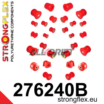 276240B Kit completo de silentblocks del eje - Subaru Legacy V / Outback IV (09-14) BM BR