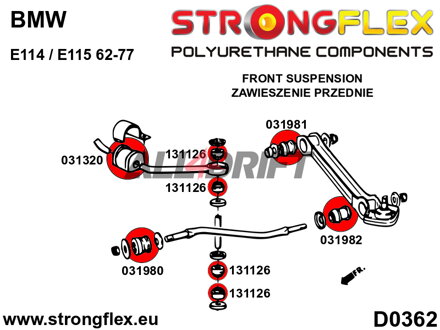 131126B Silentblock de fijación del ojal delantero