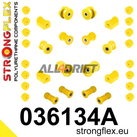 036134A Kit Completo de Silentblocks de Poliuretano SPORT para Ejes BMW E3 / E9 / E12 / E24