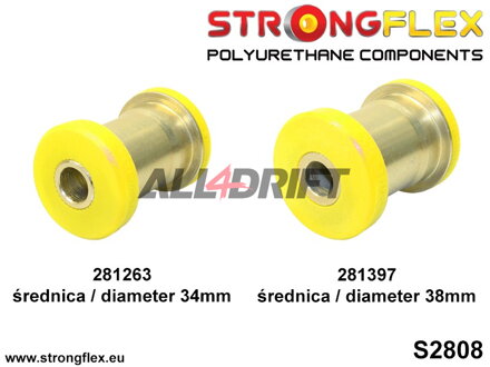 286211A Kit de silentblocks del eje delantero SPORT - Nissan R33 (93-98) RWD