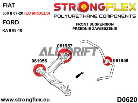 061957A Casquillo trasero del brazo de suspensión delantero SPORT